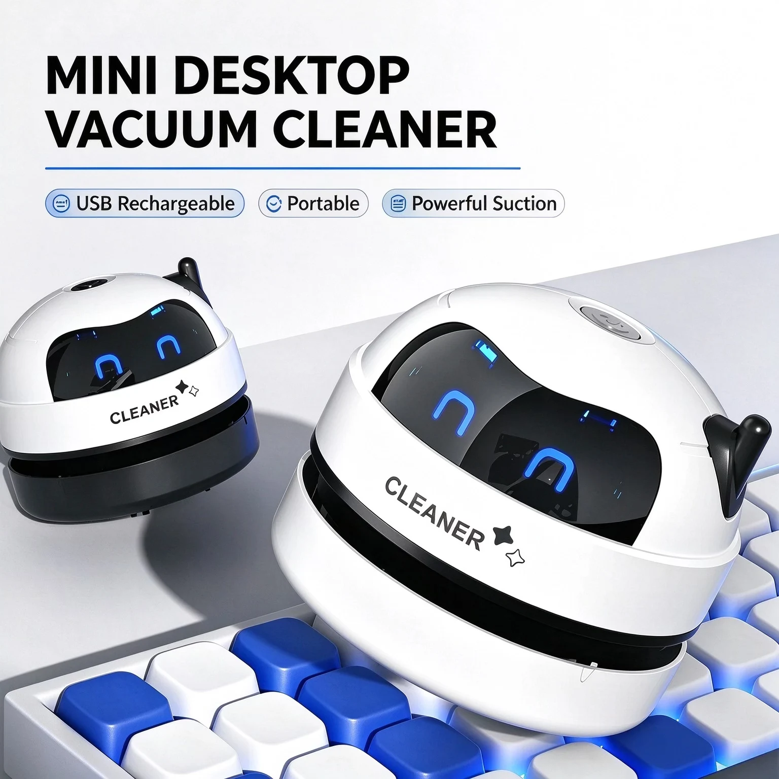 Penyedot Debu Mini Portabel un - Mini Desktop Vacuum Cleaner For Eraser Dust ulasan dan harga