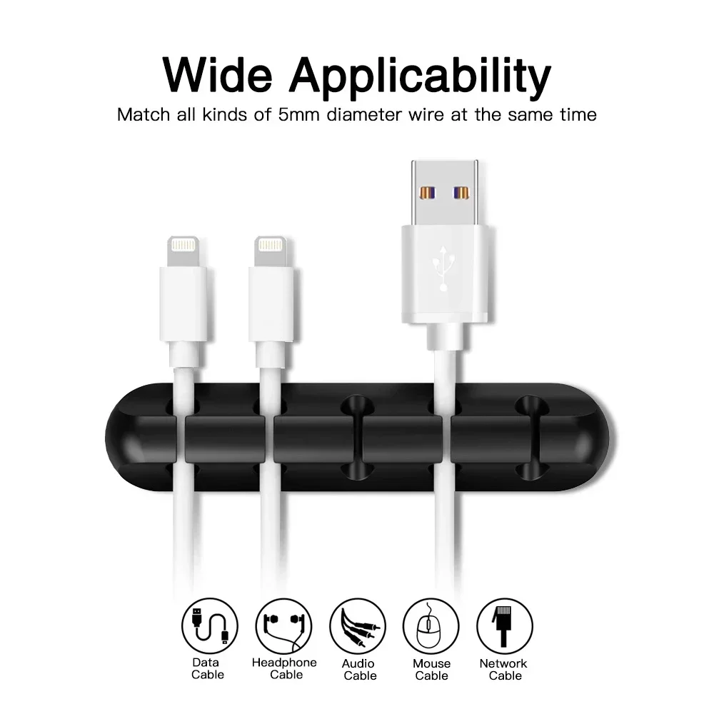 Penyusun Kabel USB Silikon, Pe - Desk Accessories ulasan dan harga